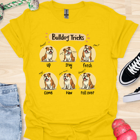 Bulldog tricks - V2 - Happy Smiley T-Shirt